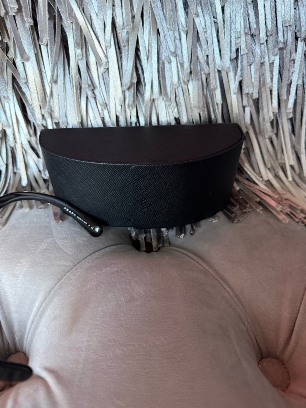 PRADA OVERSIZED ROUND TORTOISE SUNGLASSES - Picture 7 of 9